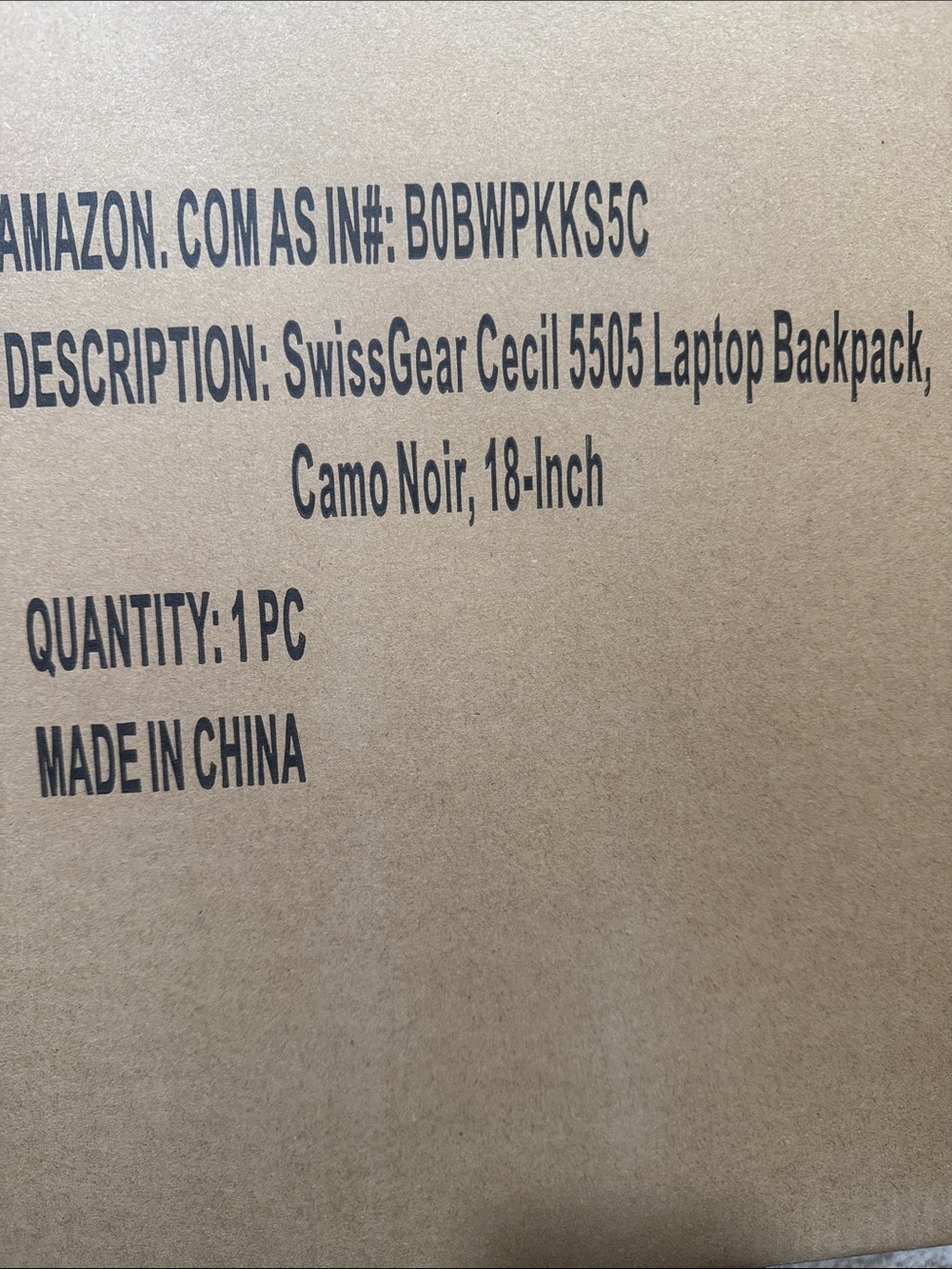 SWISSGEAR Cecil Laptop Backpack 27.3L, Fits 16-Inch Laptops, Black - Picture 12 of 12